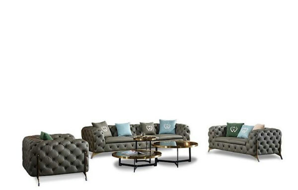 Modern Leather Sofa Set