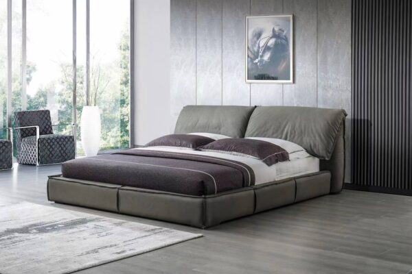 Leather Upholstered Bed